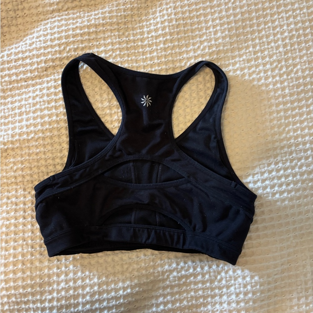 Athleta Black Racerback Sports Bra